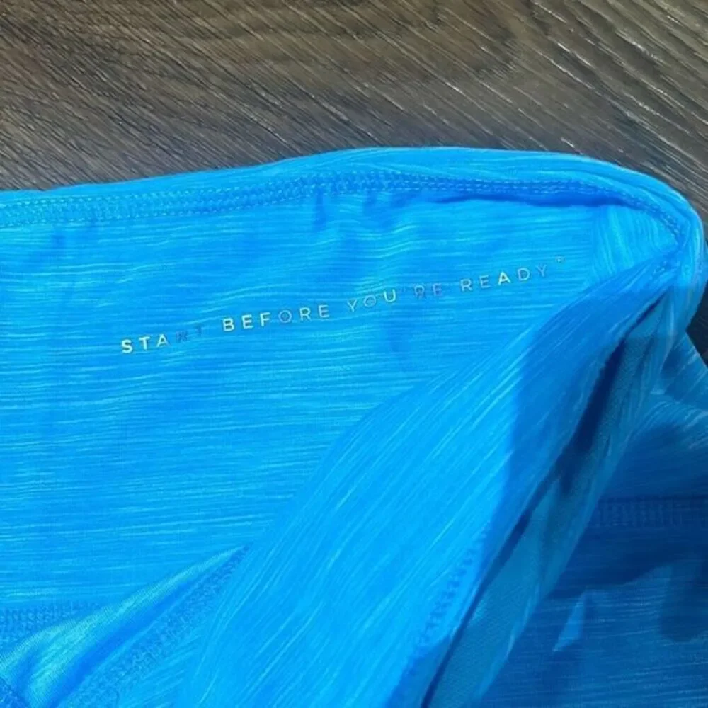 NWT FourLaps Womens River Blue Space Dye Arc‎ Compression Leggings Size Small